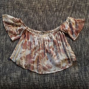 Tie dye crop top